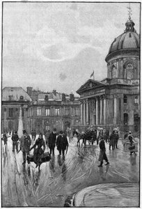 19. yüzyılda Paris sahnesi: Institut de France ile sol yaka. Beraud