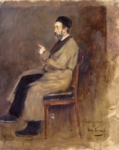 JJ Weiss'in Portresi (1827-1891) by Jean Beraud