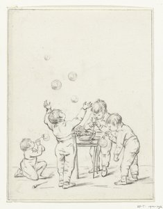 Balon Üfleme Çocuklar by Jean Bernard