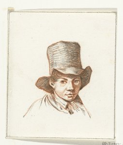 Silindir şapkalı çocuk başkanı by Jean Bernard