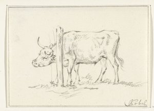 Başı kutuplar arasında duran inek by Jean Bernard