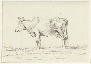 Ayakta inek, solda by Jean Bernard