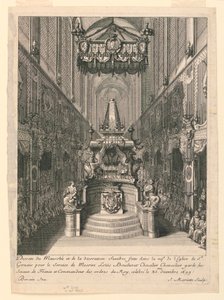 Louis Boucherat Katafalk, İkinci Devlet, St. Gervais, Paris by Jean Bérain, the Elder