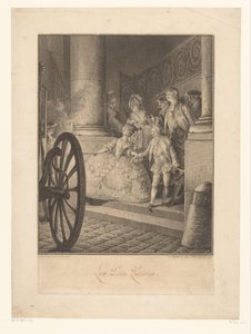 Genç vaftiz ebeveynleri by Jean Charles Baquoy