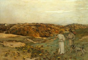 Tobias ve Melek, 1878. by Jean Charles Cazin