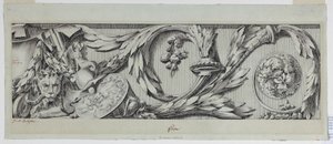 Çizim, Rinceau ile Friz, 1775-80 by Jean Charles Delafosse