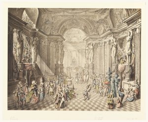 Çizim, Maskeli Balo Görünümü, 1770-80