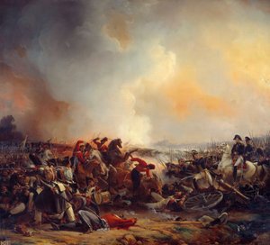 Polotsk Savaşı 18/08/1812 Jean Charles Langlois (1789-1870) tarafından boyama 1838 Güneş. 2,33x2,56 m