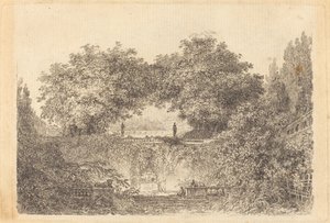 Küçük Park by Jean Claude Richard de Saint Non after Jean Honoré Fragonard