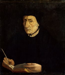 Guillaume Bude (Budee) (Budaeus) (1467-1540), Fransız hümanist portresi. Jean Clouet