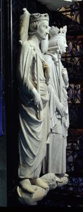Philippe III (1245-85) Cesur ve Philippe IV (1268-1314) Fair (mermer) tasvirleri