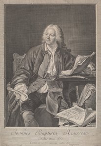 Jean Baptiste Rousseau by Jean Daullé, after Jacques Andre Joseph Camelot Aved