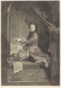 Pierre Louis Moreau de Maupertuis by Jean Daullé after Robert Levrac Tournieres