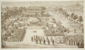 İmparator Qianlong, Jacques Philippe Le tarafından oyulmuş Çin İmparatoru