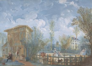 Bahçedeki insanlar. 1784