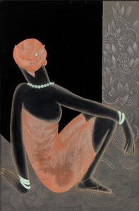 Afrikalı Kadın, 1928-30 (cilalı ahşap, oksitlenmiş bakır)
