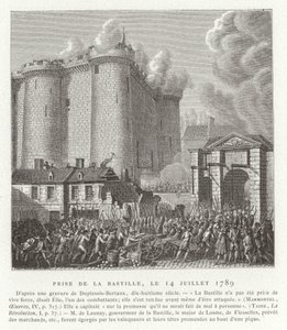 Bastille Fırtınası, Paris, Fransız Devrimi, 14 Temmuz 1789