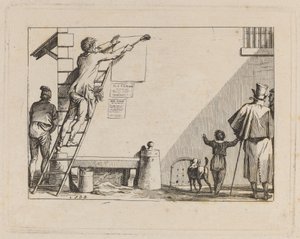 sokak sahnesi by Jean Duplessis Bertaux