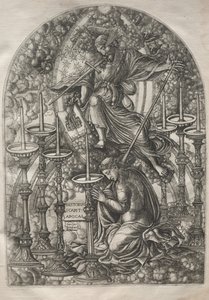 Kıyamet: Aziz John Yedi Altın Şamdan Görüyor, 1546-1556. by Jean Duvet