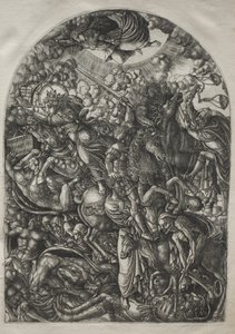 Kıyamet: Aziz John Dört Biniciyi Görüyor, 1546-1556. by Jean Duvet