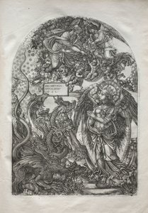 Kıyamet: Aziz Michael ve Ejderha, 1546-1556. by Jean Duvet