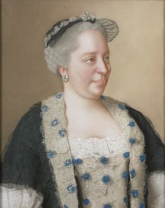 Avusturya Maria Theresa (1717-80), Avusturya arşidüşes, Macaristan ve Bohemya Kraliçesi, Roma-Alman İmparatoriçesi by Jean Étienne Liotard