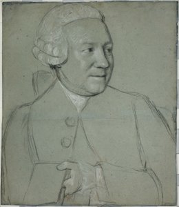 Sağa Dönmüş Kitap Tutan Bir Adamın Portresi by Jean Étienne Liotard