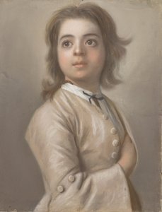 Bir çocuğun yarı yolda çalışması by Jean Étienne Liotard