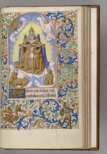 Gnadenstuhl Saatler Kitabı, 1450-1499 by Jean Fouquet