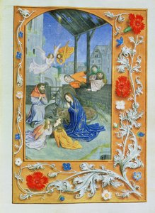 Ms 71 The Nativity, Hours of Etienne Chevalier