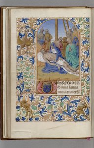 Pietà Saatler Kitabı, 1450-1499 by Jean Fouquet