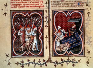 Marechaux Robert de Clermont ve Jean de Conflans, 22 Şubat