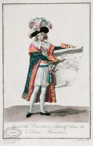 Directoire döneminde Fransız Sömürge Ajanı by Jean Francois (after) Garneray