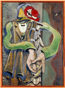 Çift. Max Ernst'in (1891 - 1976) tablosu