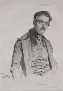 Antoine-Louis Barye. by Jean Francois Gigoux