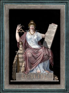Eşitlik - Jean Francois (Jean-Francois) Janinet (1752-1814) tarafından yapılan gravür - İnsan Hakları Bildirgesi