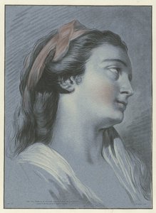 Genç bir kadının başı Baştan sona kadın by Jean Francois Janinet