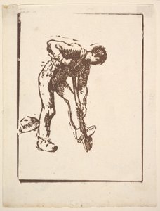 Kazıcı, 1863. by Jean Francois Millet