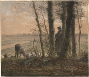 Düşen yapraklar by Jean Francois Millet