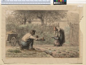 İlk Adımlar, c.1858-66 by Jean Francois Millet