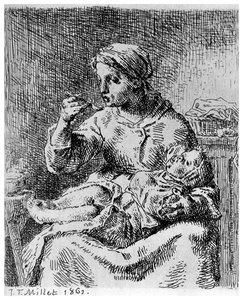Yulaf lapası, 1861 1924 by Jean Francois Millet