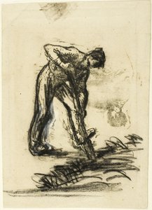köylü kazma by Jean Francois Millet