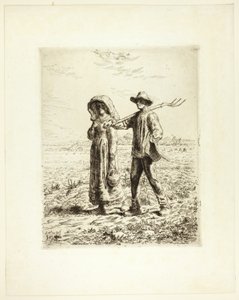 Köylüler İşe Gidiyor by Jean Francois Millet