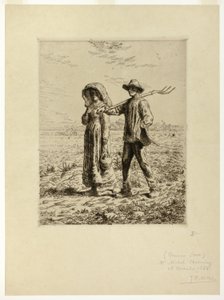 Köylüler İşe Gidiyor by Jean Francois Millet