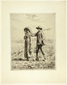 Köylüler İşe Gidiyor by Jean Francois Millet