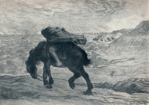 Phoebus ve Boreus, 19. yüzyıl by Jean Francois Millet