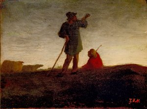 Sürüyü Hatırlamak, 1866-1872 by Jean Francois Millet