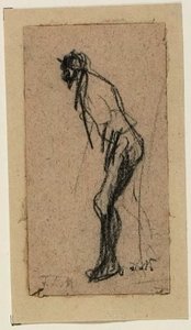 Ayakta Şekil by Jean Francois Millet