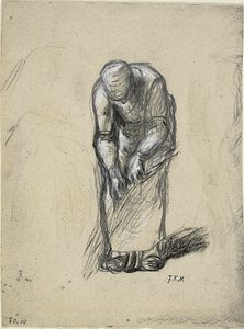Keten Çekme Çalışması by Jean Francois Millet
