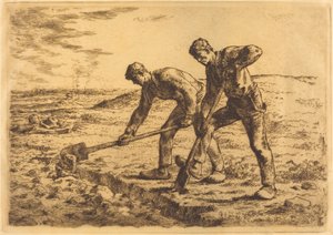 kazıcılar by Jean Francois Millet
